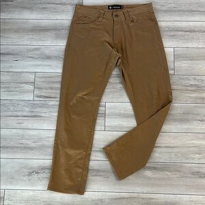 Akademiks men's camel brown straight leg jeans size 34x32